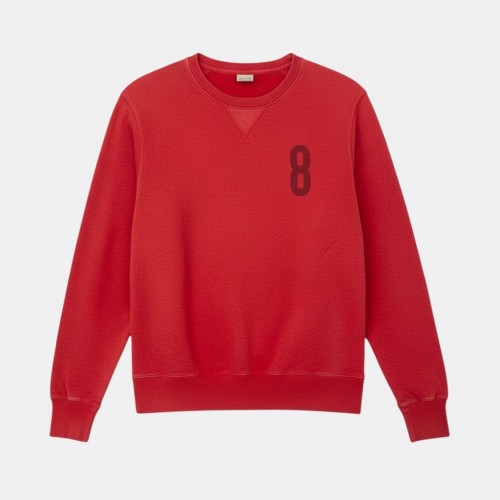 Nike Ανδρικό Κόκκινο Φούτερ Crewneck No. 8 | Pre Owned